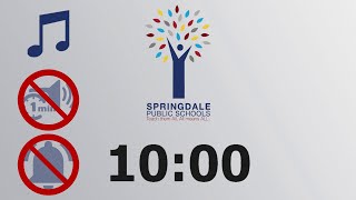 10 Minute Timer With Background Music | Springdale Public Schools