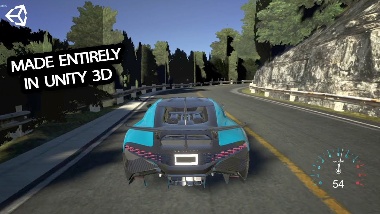 Unity Racing Game Project Gameplay Youtube