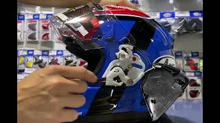 Removing and installing Arai VAS-V Shield