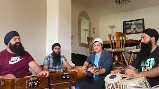 Coventry UK Home Kirtan - Ab Kich Kirpa Keejai - Bhai Atamjot Singh Yuba City California