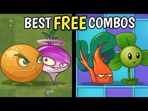 Los mejores combos GRATIS en Plants Vs Zombies 2