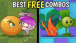 Best FREE Combos in Plants Vs Zombies 2