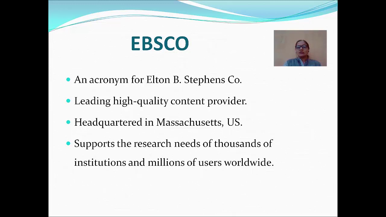 Ebsco Youtube