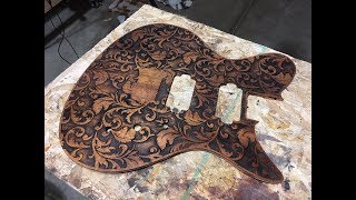 How To Engrave A Design Into A Guitar Top