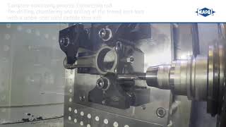 MAPAL加工各類發動機連桿的刀具設計方案(Complete machining process  Connecting rod)