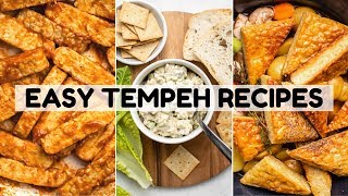 Easy + Yummy Tempeh Recipes (Vegan)