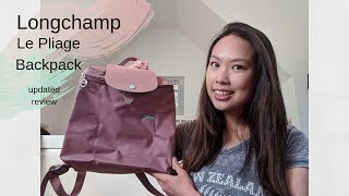 Longchamp Le Pliage Backpack | updated review