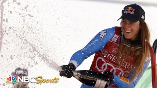 Goggia wins back to back Val d'Isere titles, Shiffrin 5th in Super-G | NBC Sports