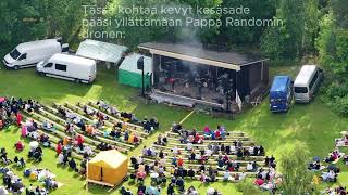 HAKAMÄKI PIKNIK 2023. Aerial 4k video from the music festival, Savitaipale Finland. @ArtoBacklund