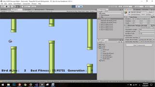 FlappyBird Game Using Genetic Algorithm and Neural Networks