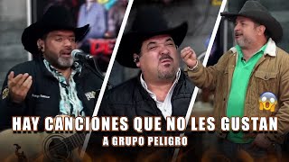 Las canciones que no les gusta tocar a Grupo Peligro 😱 | Hernán El Potro