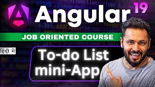 Angular 19 Tutorial in Hindi #25 todo List