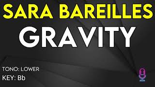 Sara Bareilles - Gravity - Karaoke Instrumental - Lower