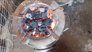 How the charcoal stove works