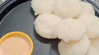 Instant idli recipe and coconut chutney#इडली रेसिपी @Anytimecookandbake😋😋