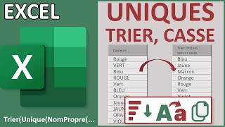 Sort without duplicates and without case differences