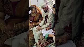 Bride reading the Quran #youtubeshorts #wedding #viralwedding #bride #shaadi #shortsvideo