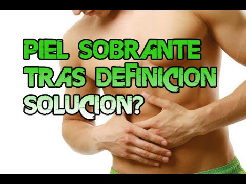 Como eliminar la piel flacida del estomago