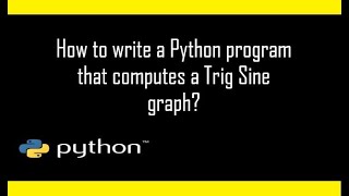 How to draw a Sine graph using Python Turtle?