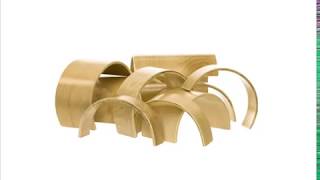 ELR-19101 Wooden Tunnels \u0026 Arches, 10-Piece Set