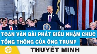 Thuyết minh: Toàn văn bài phát biểu nhậm chức tổng thống của ông Trump | BNC Now