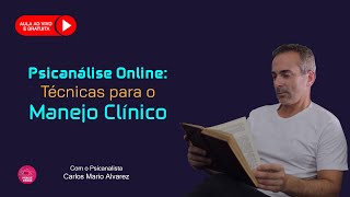 Psicanálise Online: Técnicas para o Manejo Clínico