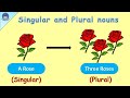 Singular & Plural nouns for kids | English Grammar | Learn Singular Plural Nouns | One and Many