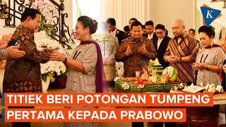 Momen Prabowo Hadiri Ultah Titiek Soeharto Ke-65, Dapat Potongan Tumpeng Pertama