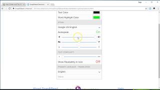 Snap and Read Set Up Options