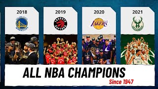 All NBA Champions by year since 1947 #nba #nbachampions
