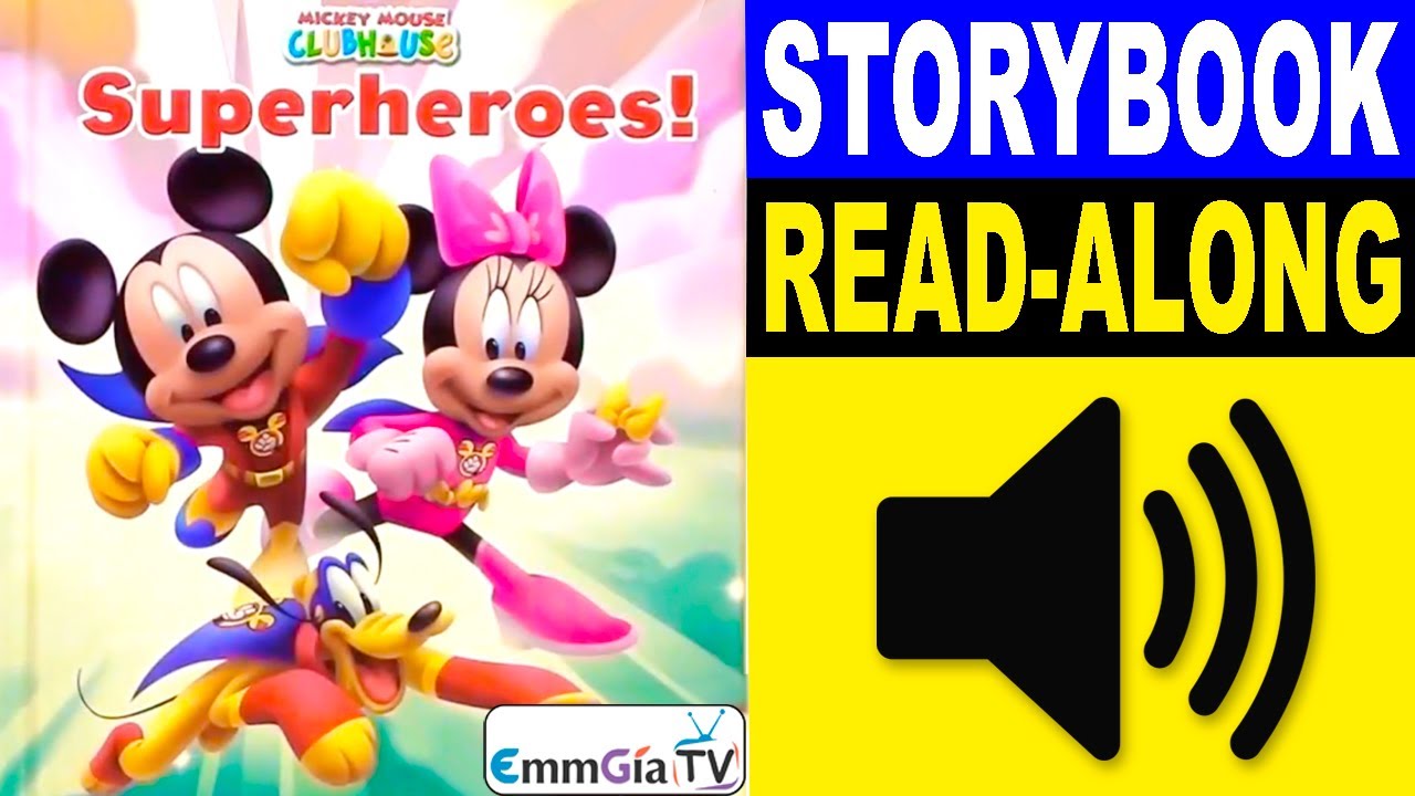 Mickey Mouse Clubhouse Read Along Story Book | Read Aloud Story Books ...