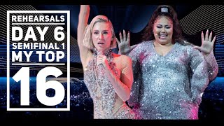 Eurovision 2021 - Rehearsals Day 6 - Semifinal 1 - My Top 16