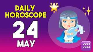 Aquarius horoscope today - May 24, 2026
