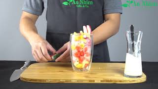 Cách Làm Sữa Chua Trái Cây | An Nhiên Coffee & Tea