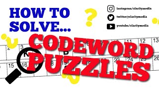 How to Solve Codeword Puzzles