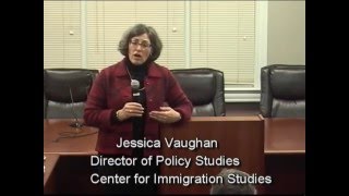 Jessica Vaughan Immigration Discussion - 1/14/16