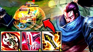 YASUO TOP IS FANTASTIC WITH THIS AOE BUILD! (TONS OF DAMAGE) - S13 Yasuo TOP Gameplay Guide
