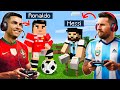 Ronaldo and Messi Playing Minecraft