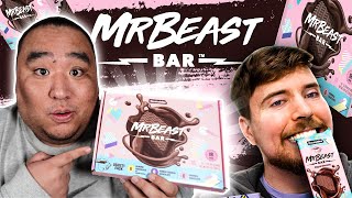 ASMR | Trying Mr. Beast Chocolate Bars "Feastables" 🍫 | Unboxing, Taste Test, Review, Tapping)