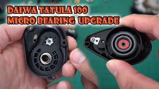 Daiwa Tatula 100 Micro Bearing Upgrade for BFS Fishing - Chameleon DIY Spool Cast Test