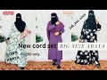 Big size print pardha/simple cord set/gown new print