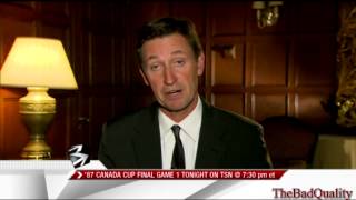 Gretzky on OTR - 1987 Canada Cup