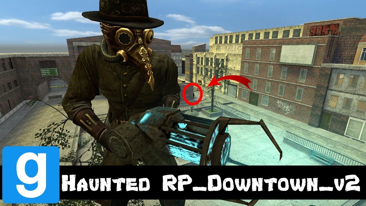 Gmod Map Showcase Haunted Rp Downtown V2 Youtube