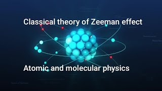 Classical theory of Zeeman effect||Atomic and molecular physics