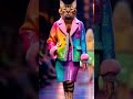 paris fashion week cat fashion show