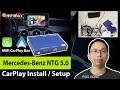 Wireless Mercedes Benz NTG 5.0 Apple CarPlay Android Auto MMI Box retrofit/ Install setup Tutorial!