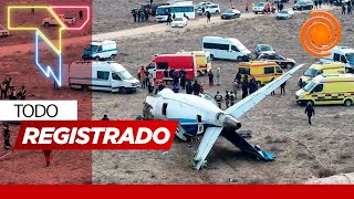 Decenas de muertos tras ESTRELARSE un avión en Kazajistán | Así fue el momento del impacto