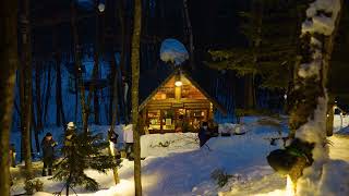 [Feel the Vibe] Ningle Terrace at Night, Furano | ニングルテラスの夜, 富良野市 | 닝구르 테라스 저녁 모습, 후라노, 북해도 (4K)