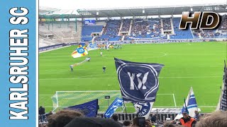 KSC - Fans 🔵 Atmosphere in Wildpark Stadion | Karlsruher SC - Darmstadt | 2Bundesliga | "15.10.2022"