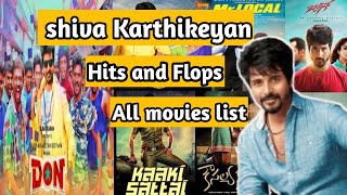 Shiva Karthikeyan hits and Flops all movies list upto Don review